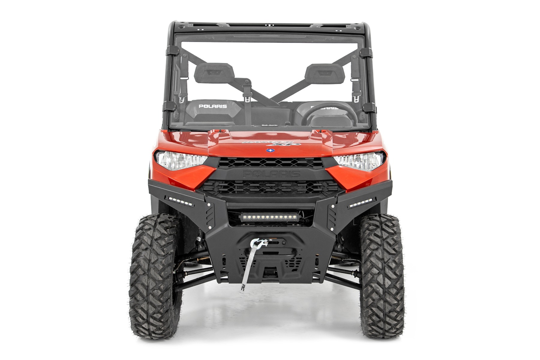 Bumper Wings | 6" Black Slimline LED Pair | Polaris Ranger 1000 / Ranger XP 900 / 1000