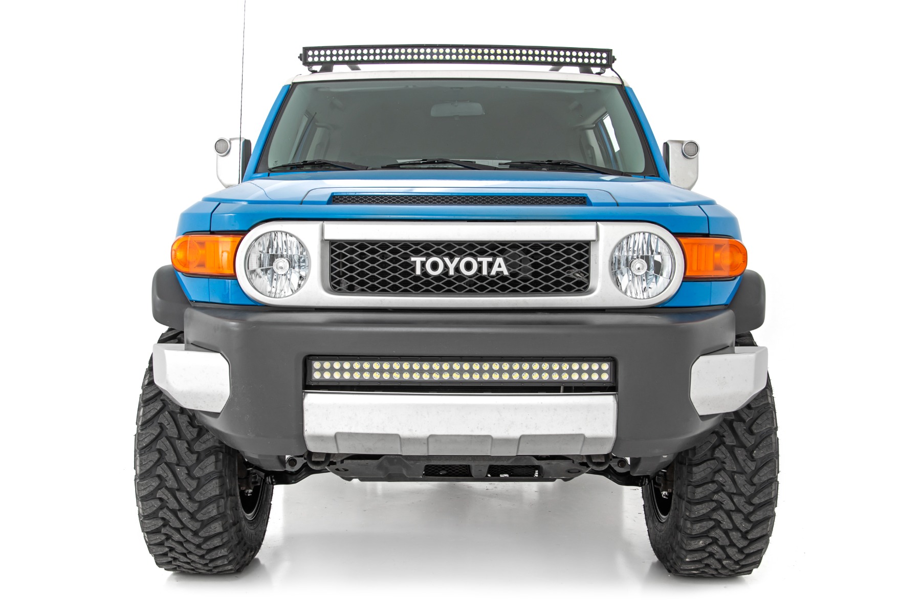 LED Light Kit | 50 Inch Curved | Dual Row Black | Toyota FJ Cruiser (07-14)