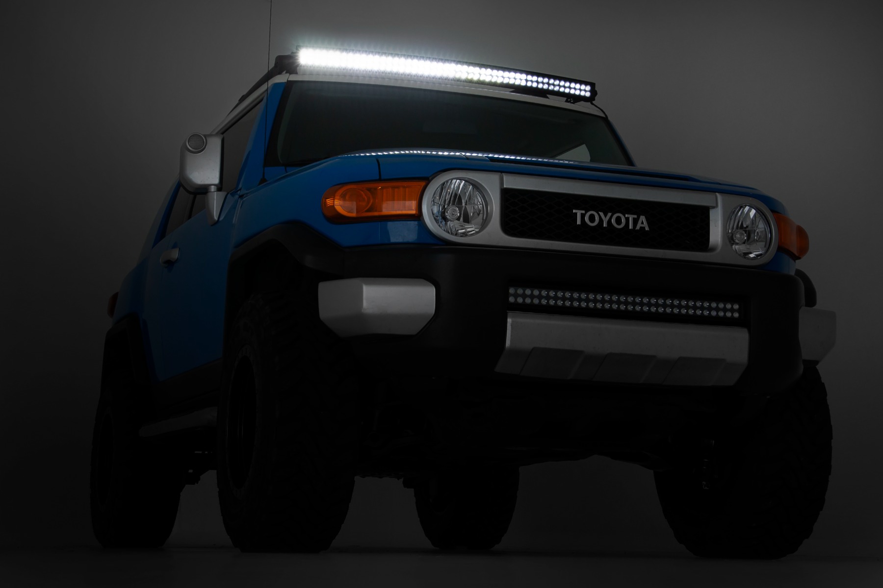 LED Light Kit | 50 Inch Curved | Dual Row Black | Toyota FJ Cruiser (07-14)