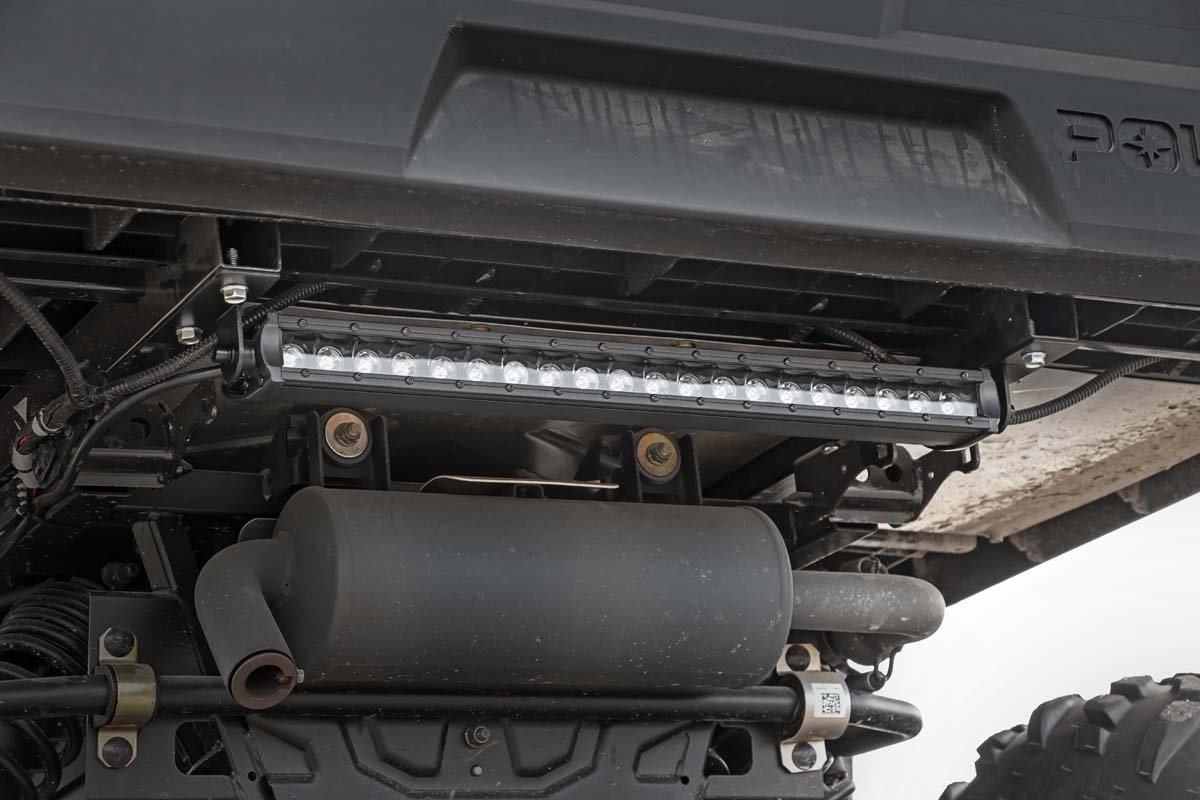 LED Light | Under Bed Mount | 20" Black Single Row | Mid Size | Polaris Ranger 500 / 570 (15-22)