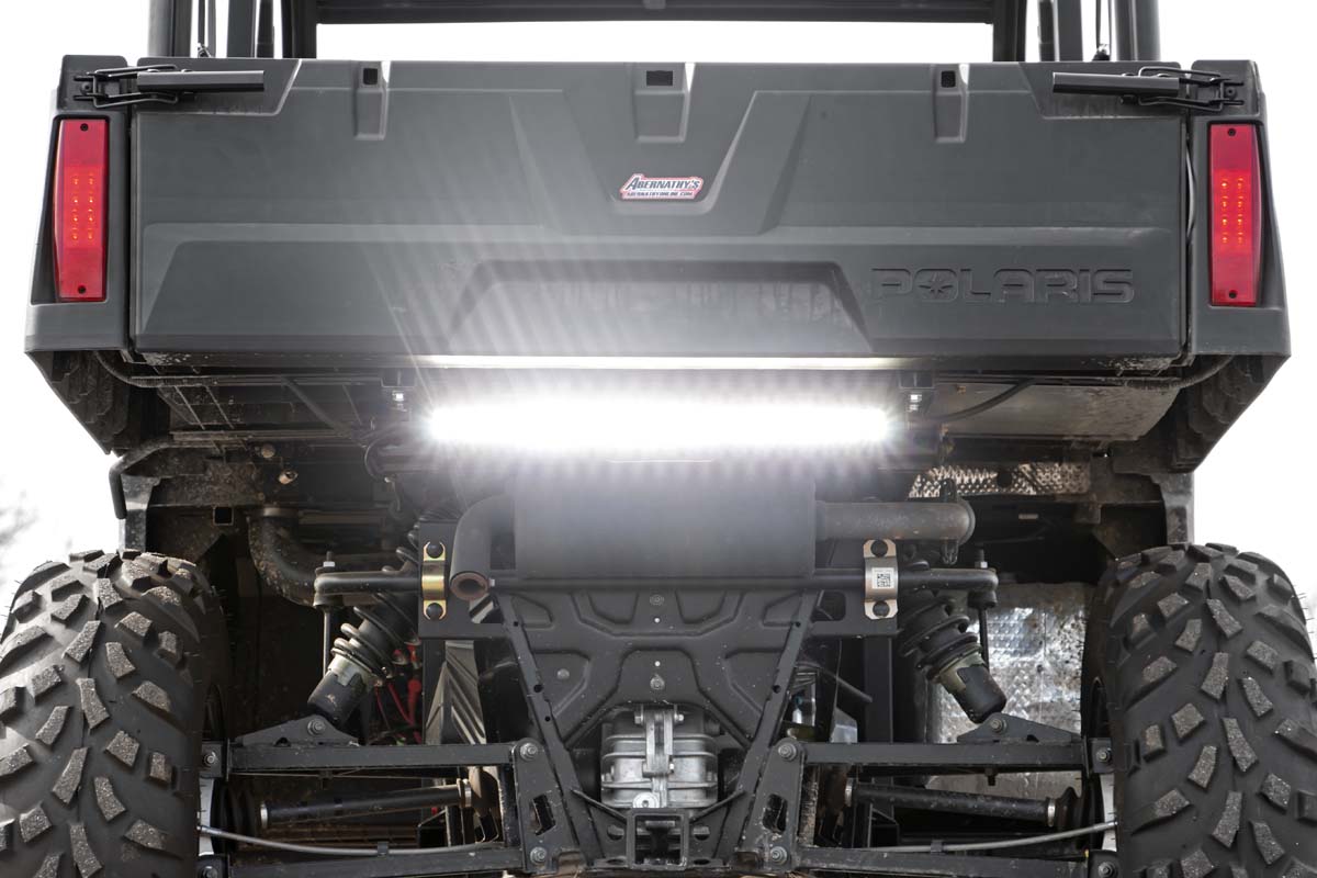 LED Light | Under Bed Mount | 20" Black Single Row | Mid Size | Polaris Ranger 500 / 570 (15-22)