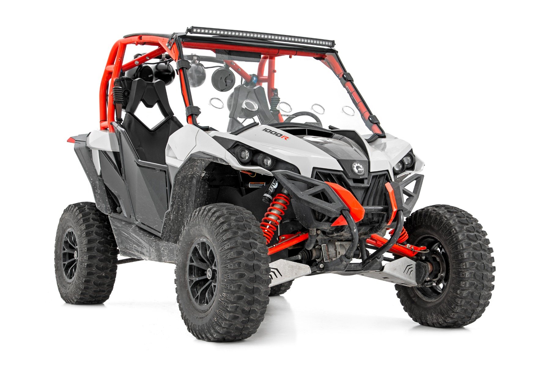 LED Light | Front Mount | 40" Black Dual Row | White DRL | Can-Am Commander 1000 / Maverick