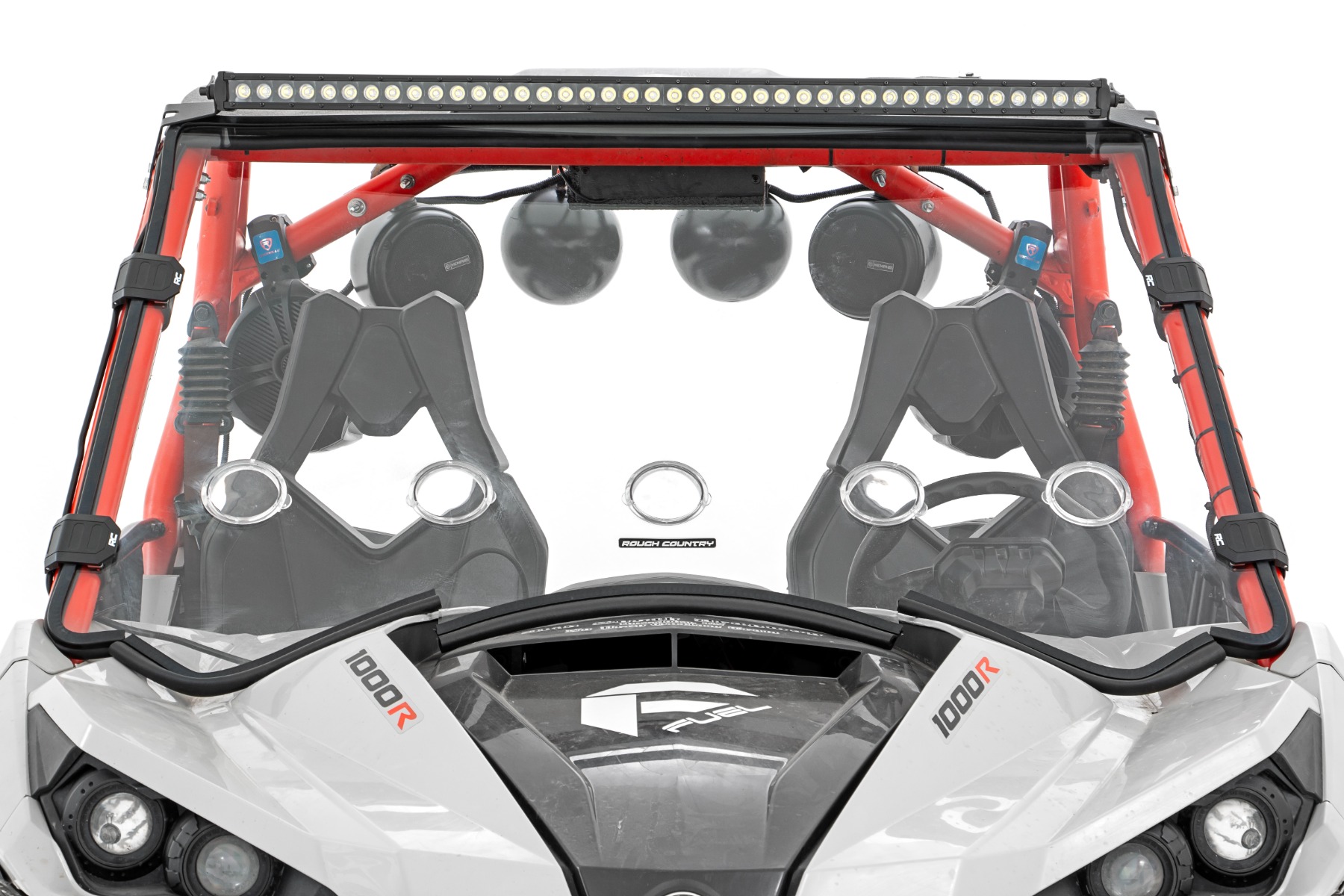 LED Light | Front Mount | 40" Black Dual Row | Can-Am Commander 1000 / Maverick