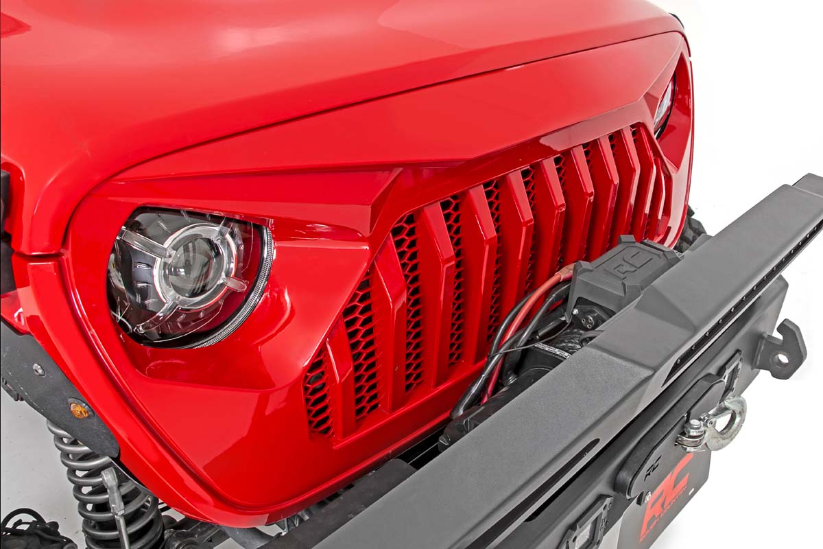 Replacement Grille | Angry Eyes | Jeep Gladiator JT (20-23) / Wrangler JL (18-23) 