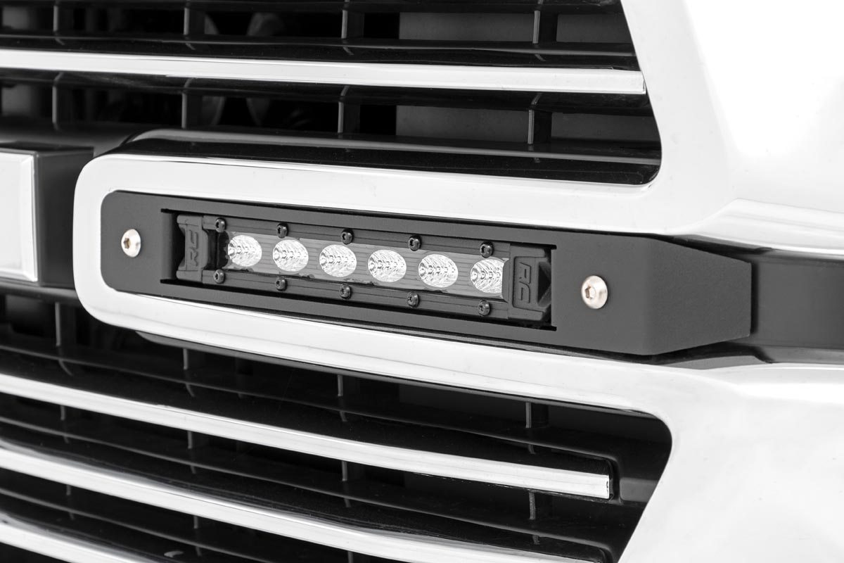 Dual 6in LED Grille Kit | Black Slimline | Ram 1500 2WD / 4WD (19-24)