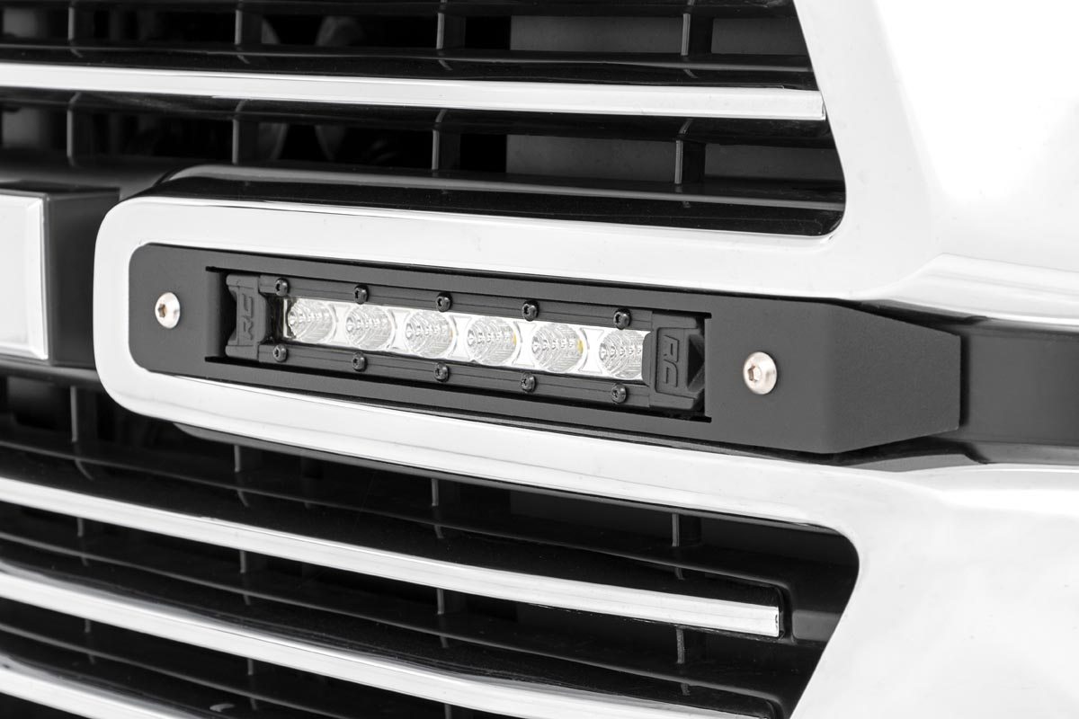 Dual 6in LED Grille Kit | Chrome Slimline | Ram 1500 2WD / 4WD (19-24)