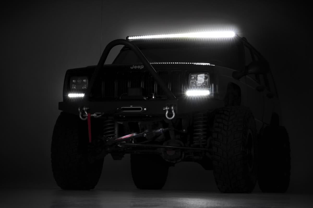 50 Inch Black Series LED Light Bar | Curved | Single Row