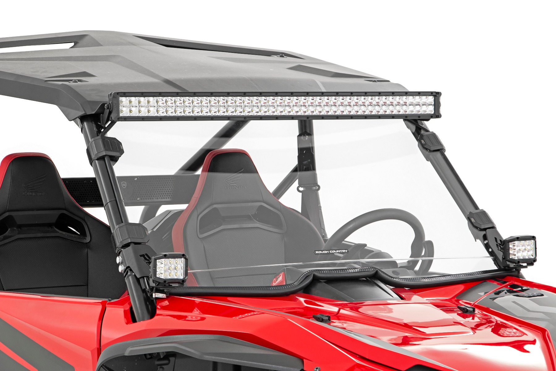 LED Light Kit | Cage Mount | 2" Chrome Pair | Wide Angle | Honda Talon 1000R 