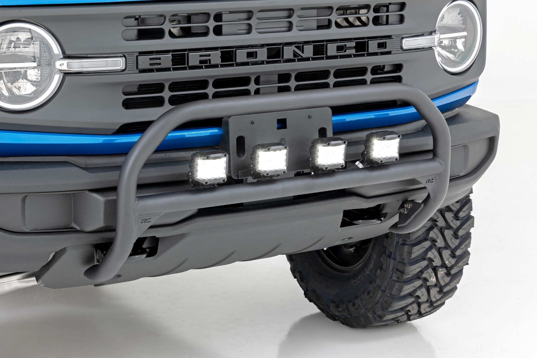 Nudge Bar | 20 Inch Black Single Row LED | Ford Bronco 4WD (21-23)