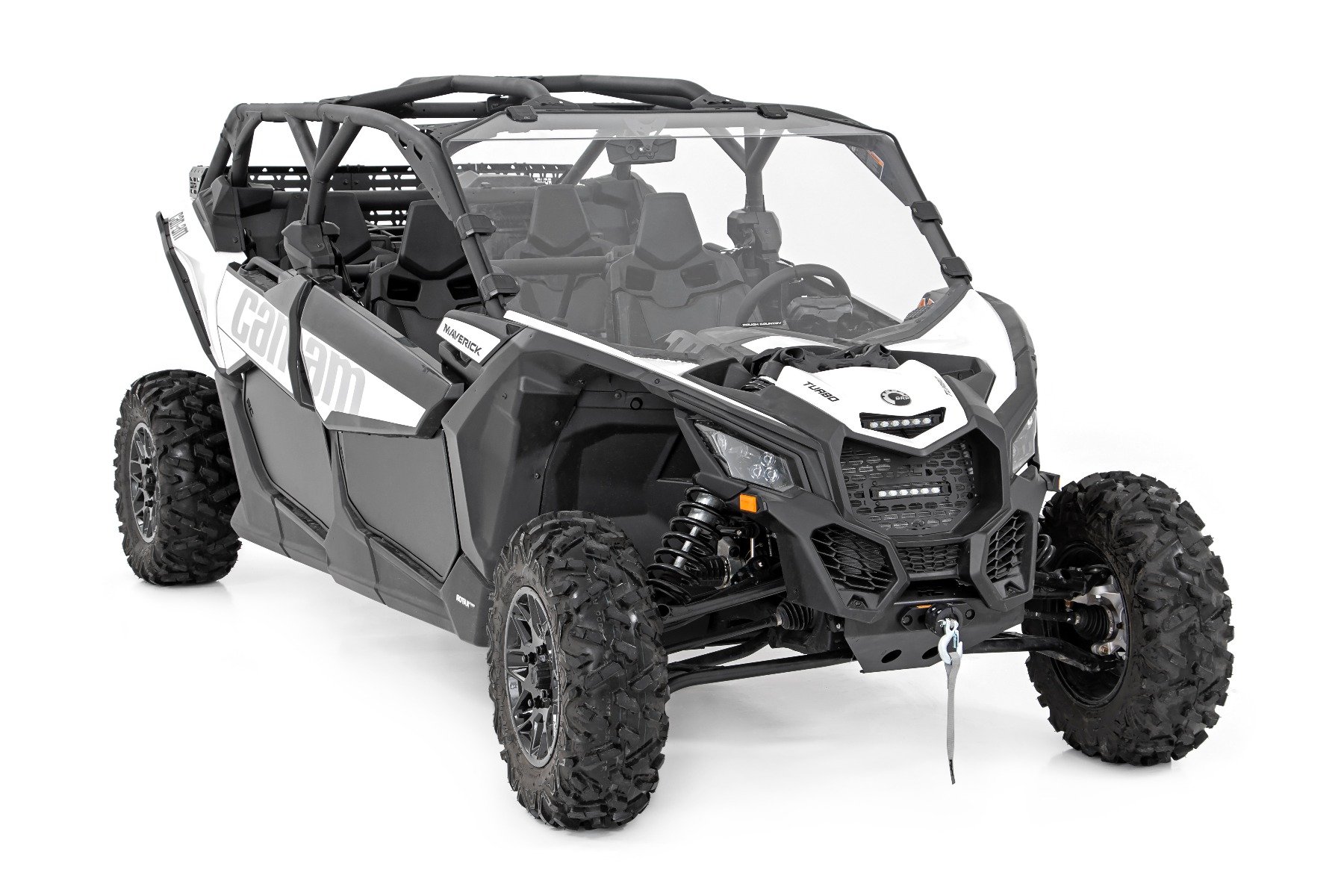 LED Light Kit | Grille Mount | 6" Black Slimline | Can-Am Maverick X3 