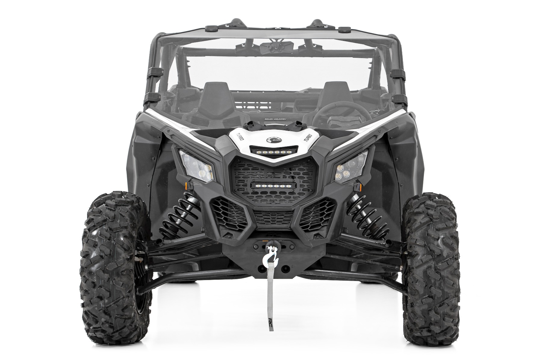 LED Light Kit | Cowl Mount | 6" Black Slimline | Can-Am Maverick X3 