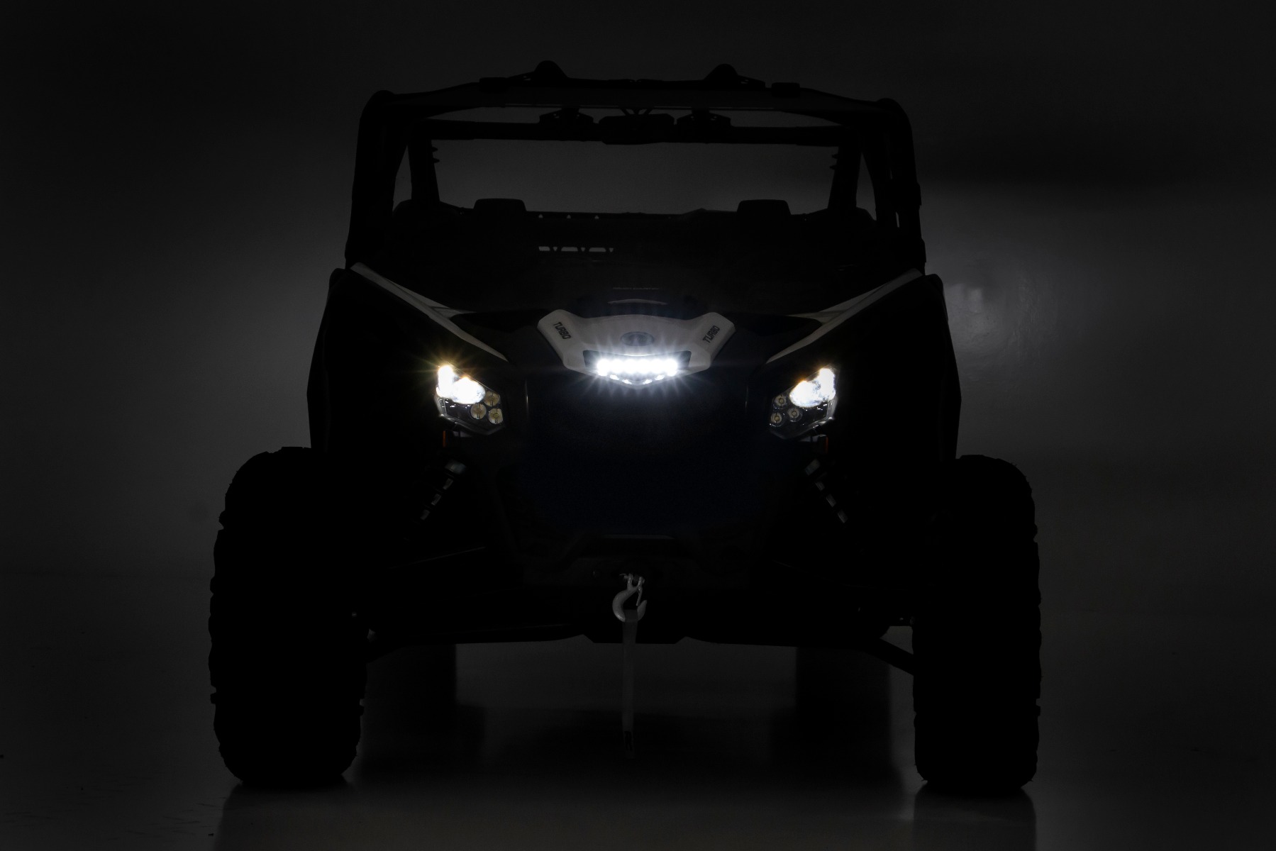 LED Light Kit | Cowl Mount | 6" Black Slimline | Can-Am Maverick X3 