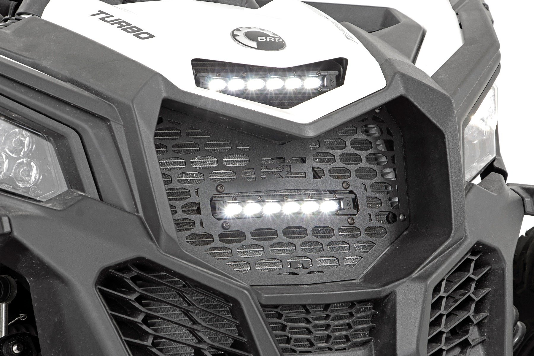 LED Light Kit | Grille Mount | 6" Black Slimline | Can-Am Maverick X3 