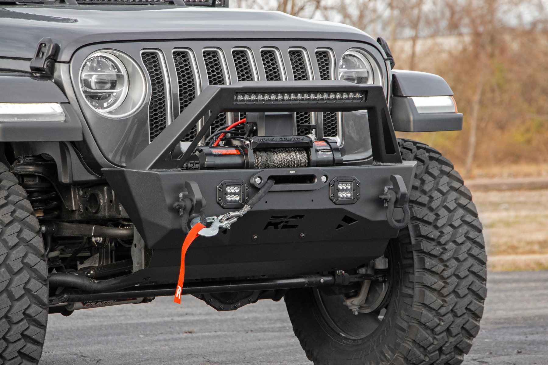 Front Bumper | Stubby | Trail | Jeep Gladiator JT / Wrangler JK & JL 