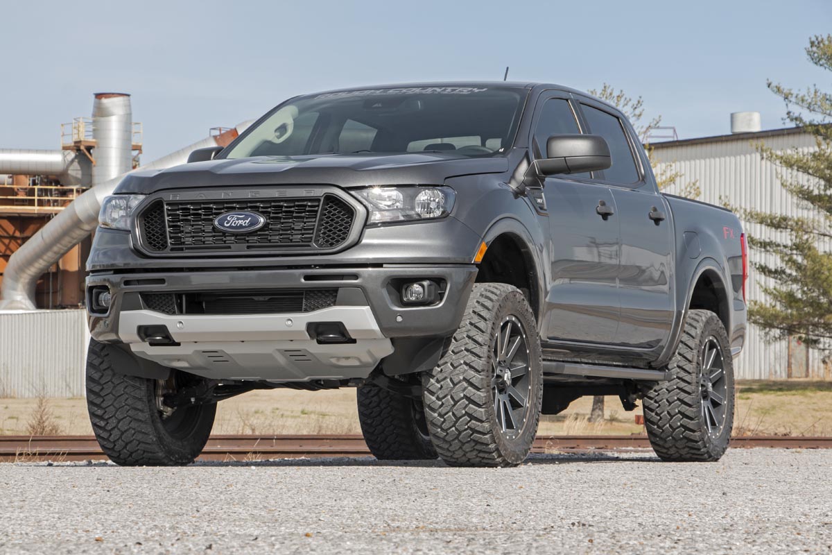 3.5 Inch Lift Kit | Forged Alum UCA | Cast Steel Knucles | Ford Ranger (19-23)