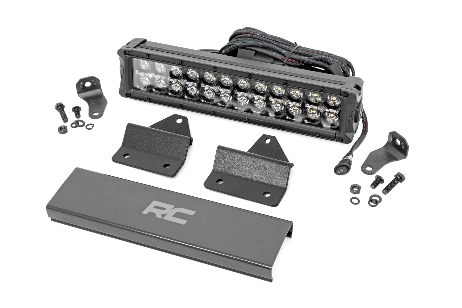 12" DRL LED Light Kit | Hood Mount | Dual Row | Intimidator GC1K / GC1K Crew 