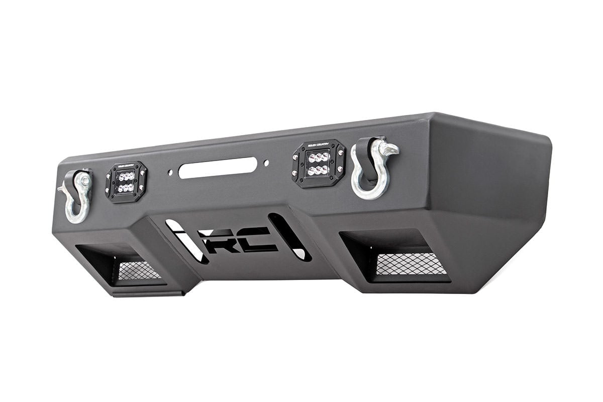 Front Bumper | Stubby | BLK LED | Jeep Gladiator JT / Wrangler JK & JL