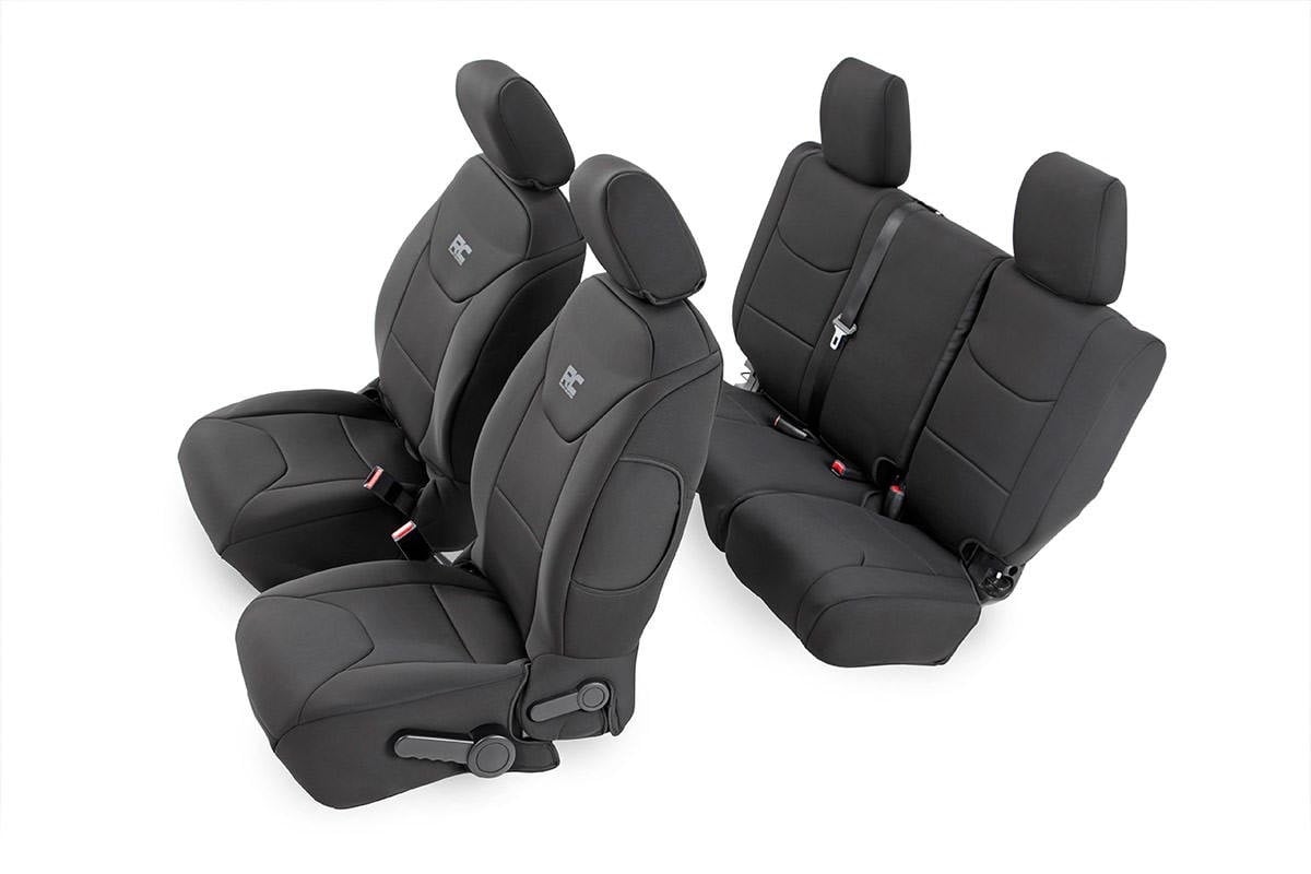 Seat Covers | Front and Rear | Jeep Wrangler JK 4WD (2013-2018)