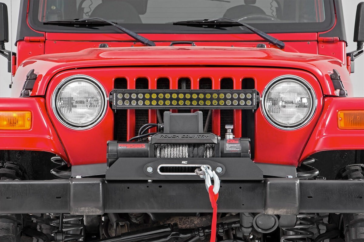 Winch Mounting Plate | Jeep Wrangler TJ (97-06) / Wrangler YJ (87-95) 