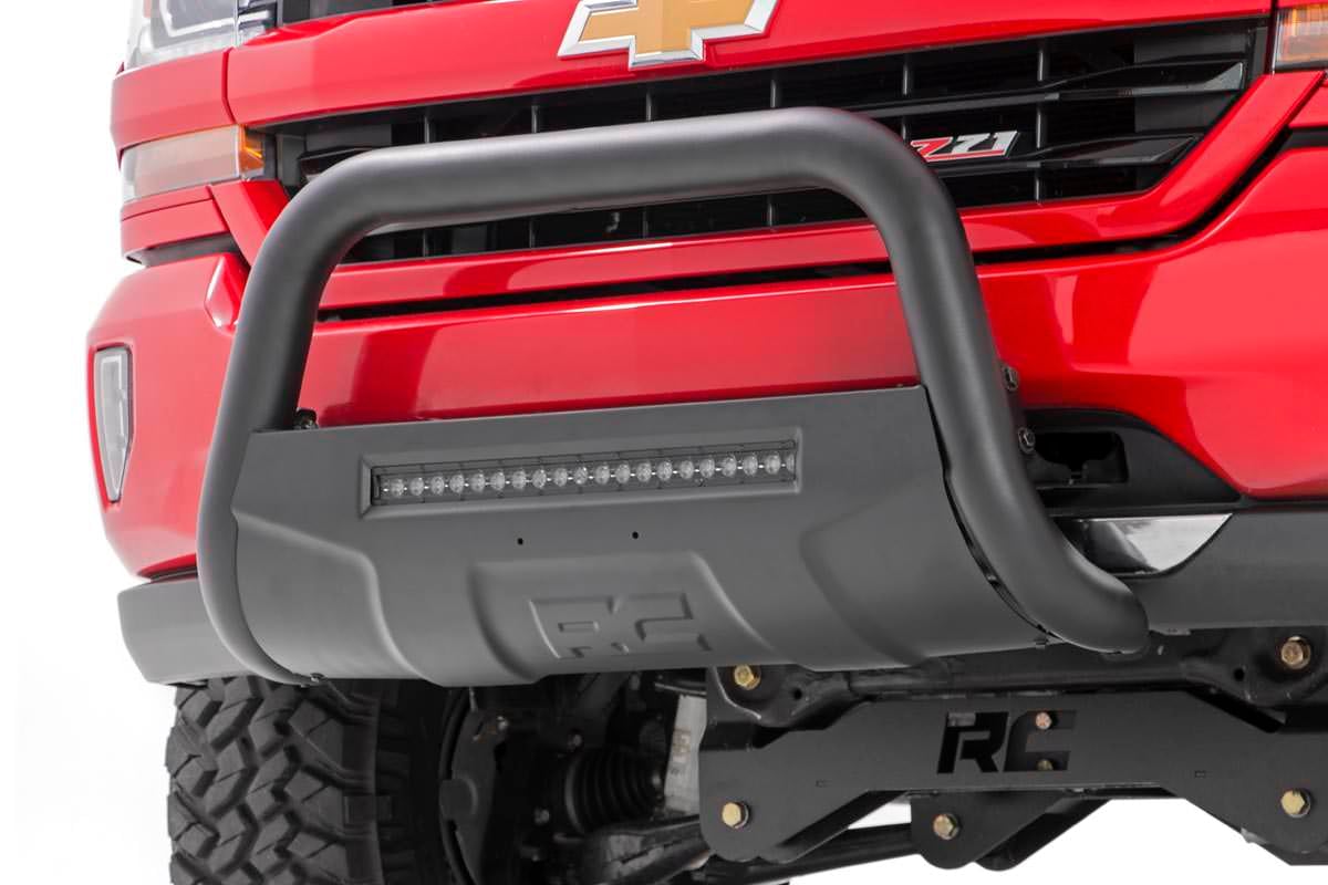 Black LED Bull Bar | Chevy / GMC 1500 Truck / SUV 2WD / 4WD (2007-2020)