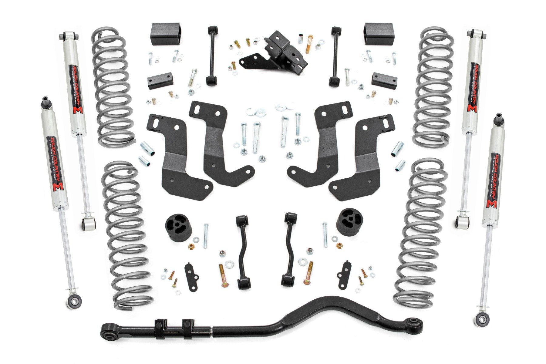 3.5 Inch Lift Kit | C / A Drop | Stage 1 | M1 | Jeep Wrangler Unlimited (18-23)