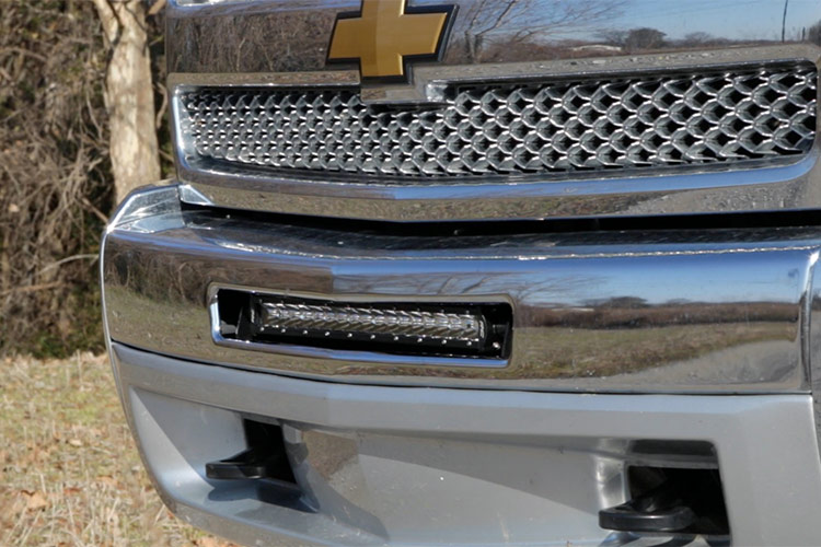 LED Light Mount | Bumper | 20" | Chevy Silverado 1500 (07-13) / Silverado 2500 HD (07-10) 