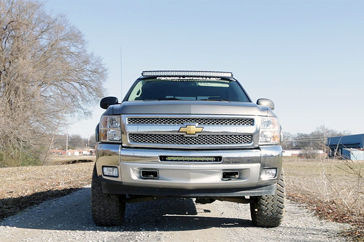 LED Light Mount | Bumper | 20" | Chevy Silverado 1500 (07-13) / Silverado 2500 HD (07-10) 