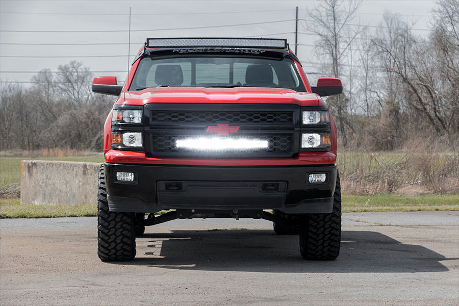 Chevrolet 30in Curved Cree LED Grille Kit | Dual Row (14-15 Silverado 1500)