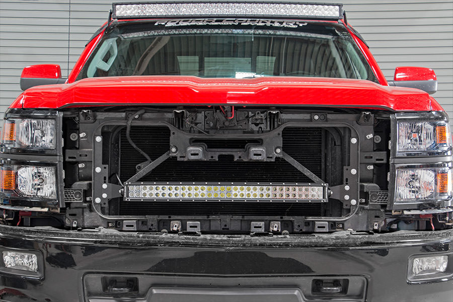 Chevrolet 30in Curved Cree LED Grille Kit | Dual Row (14-15 Silverado 1500)