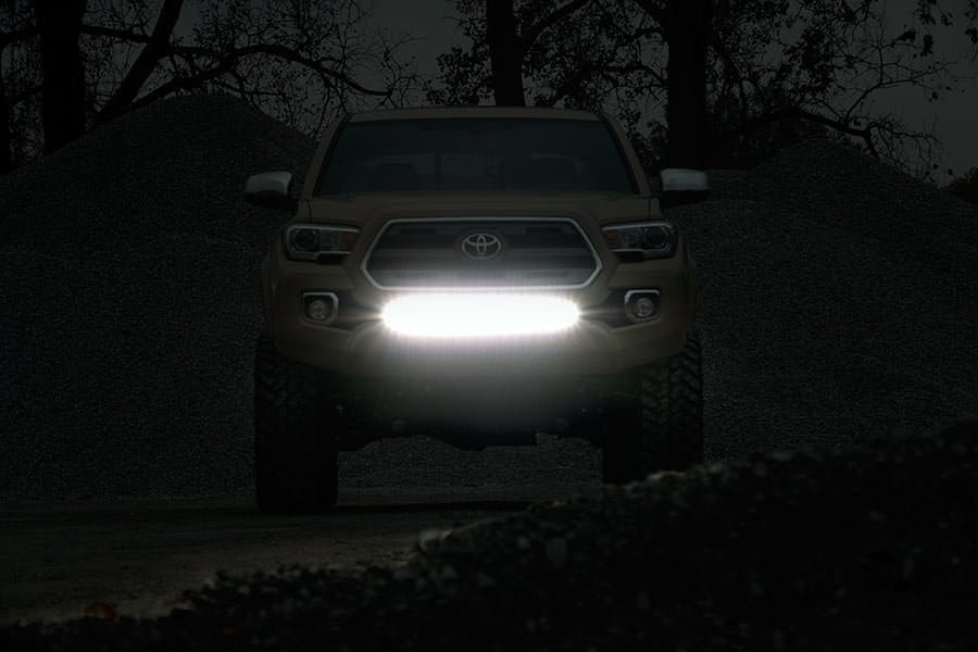 LED Light Kit | Lower Grille Mount | 30" Black Single Row | Toyota Tacoma (16-23)