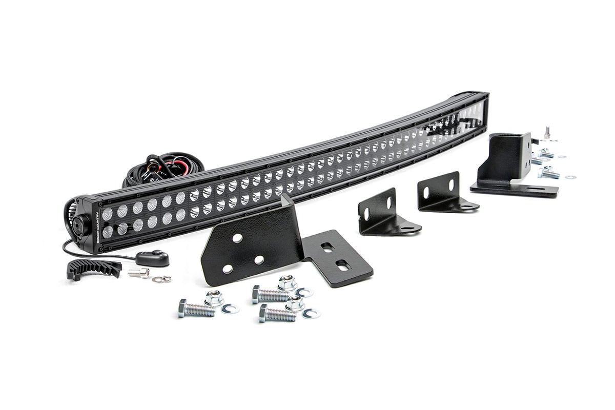 LED Light| Bumper Mount | 40" Black Dual Row | Ford F-250 Super Duty (11-16)