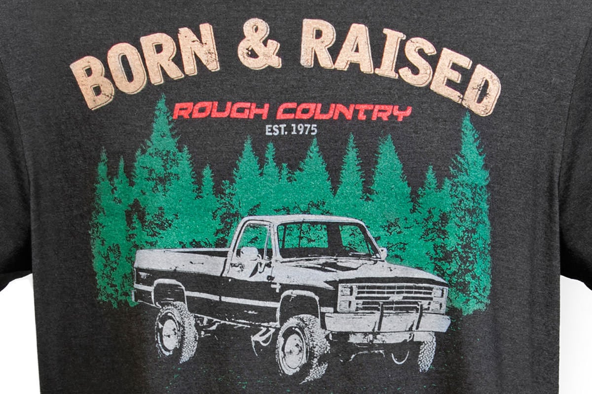 Rough Country T-Shirt | Born & Raised | Black | SM