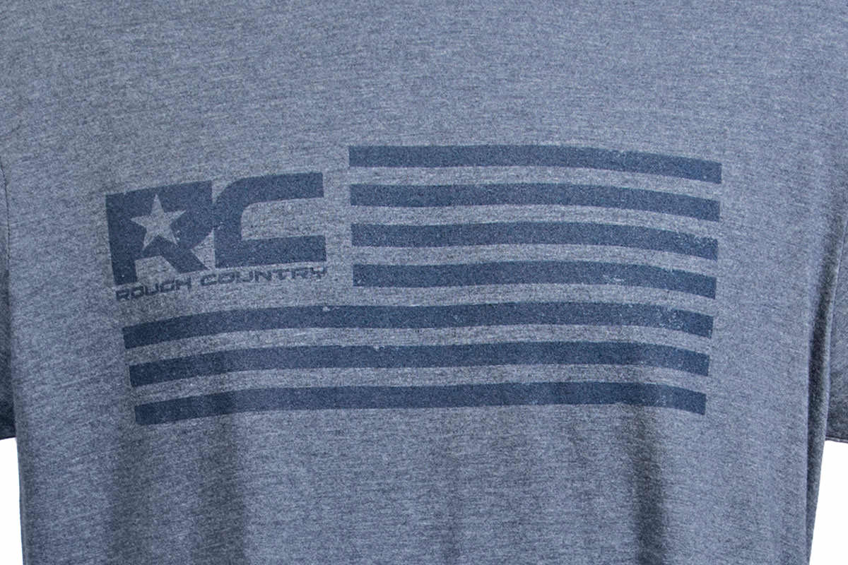 Rough Country T-Shirt | American Flag | Blue | MD