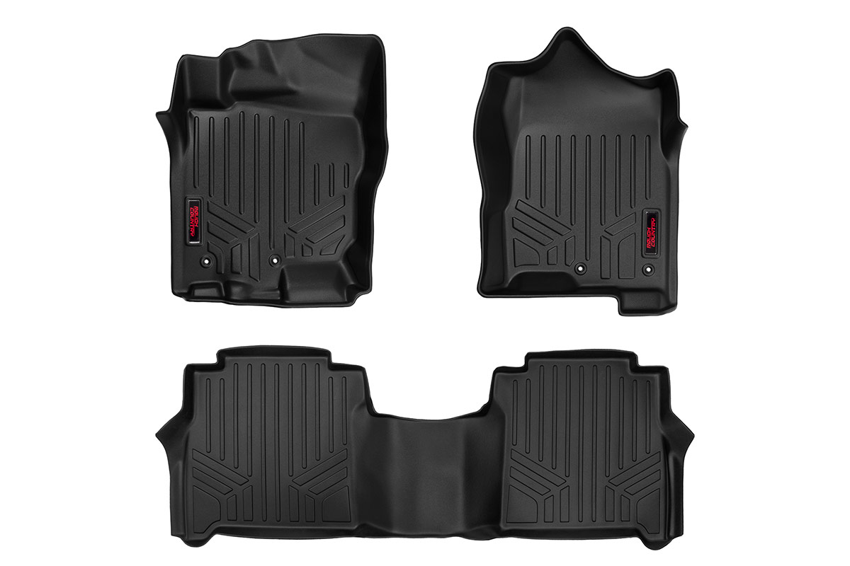 Floor Mats | FR & RR | Crew Cab | Nissan Titan 2WD / 4WD (2017-2023)