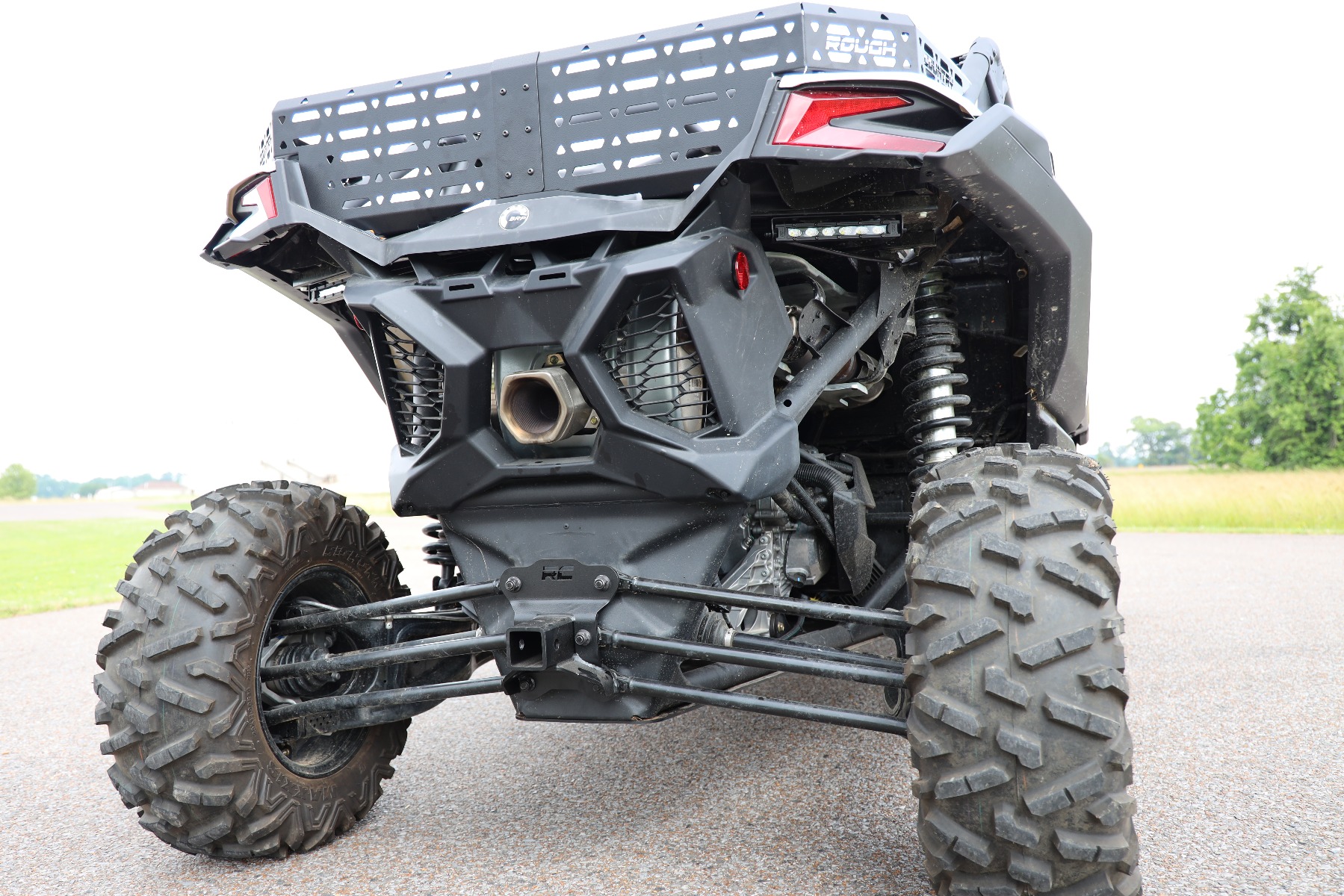 LED Light Kit | Tail Light Mount | 6" Black Slimline Pair | Can-Am Maverick X3 