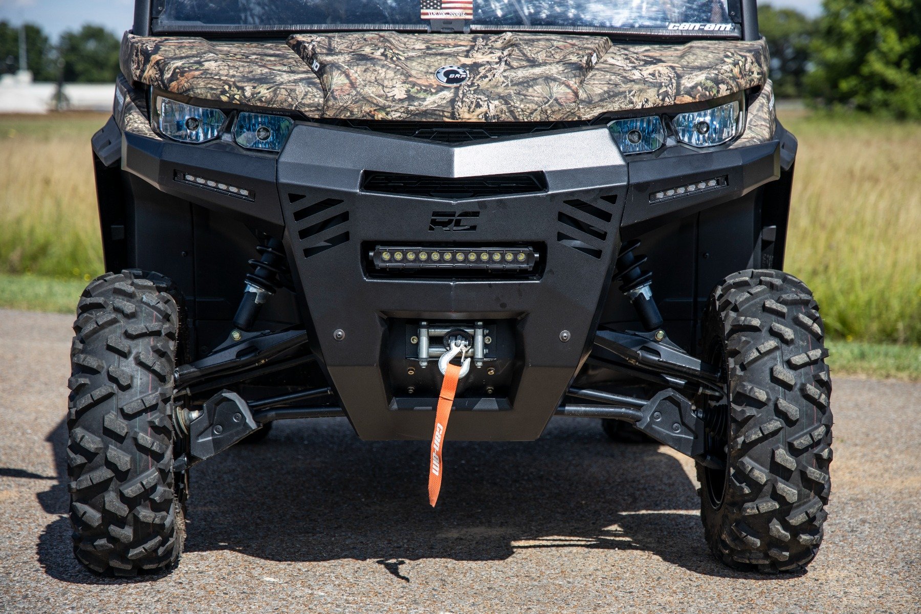 LED Light | Bumper Mount | 12" and 6" Pair Combo | Can-Am Defender HD 8 / HD 9 / HD 10