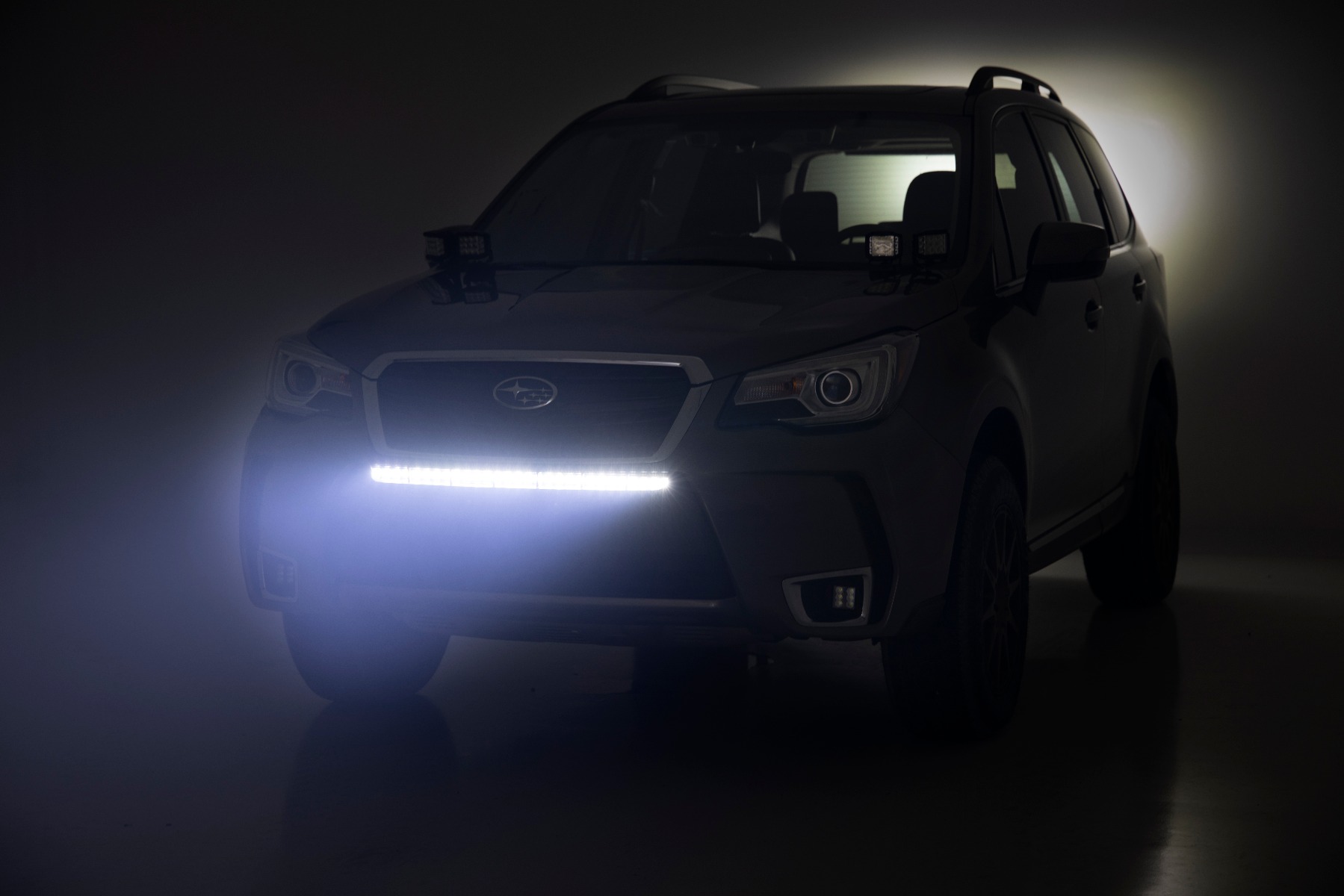 LED Light Kit | Bumper Mount | 30" Black Single Row | Subaru Forester (14-18)