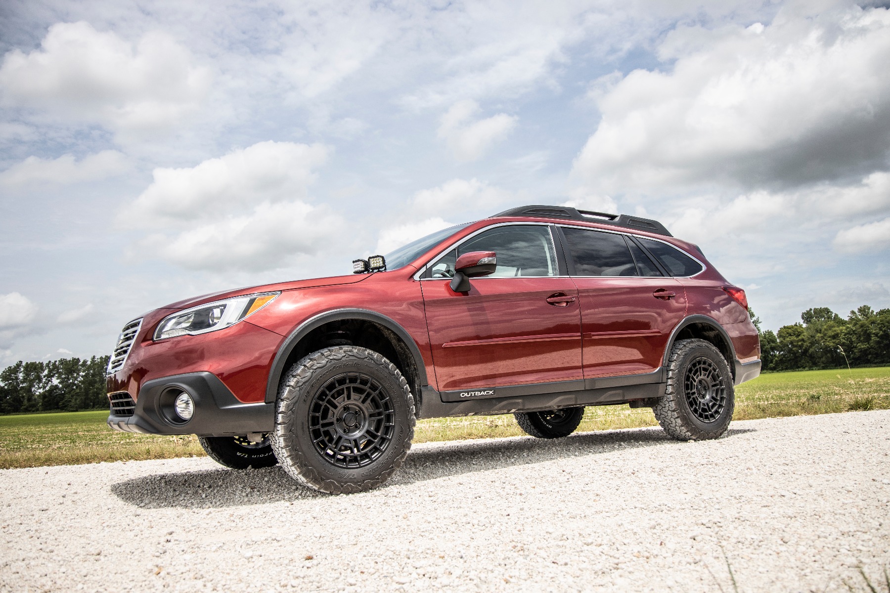 LED Light Kit | Ditch Mount | Dual 2" Black Pairs | Spot | Subaru Outback (15-19)