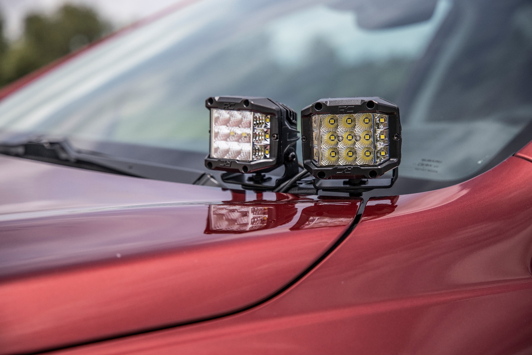 LED Light Kit | Ditch Mount | Dual 2" Black Pairs | Spot | Subaru Outback (15-19)