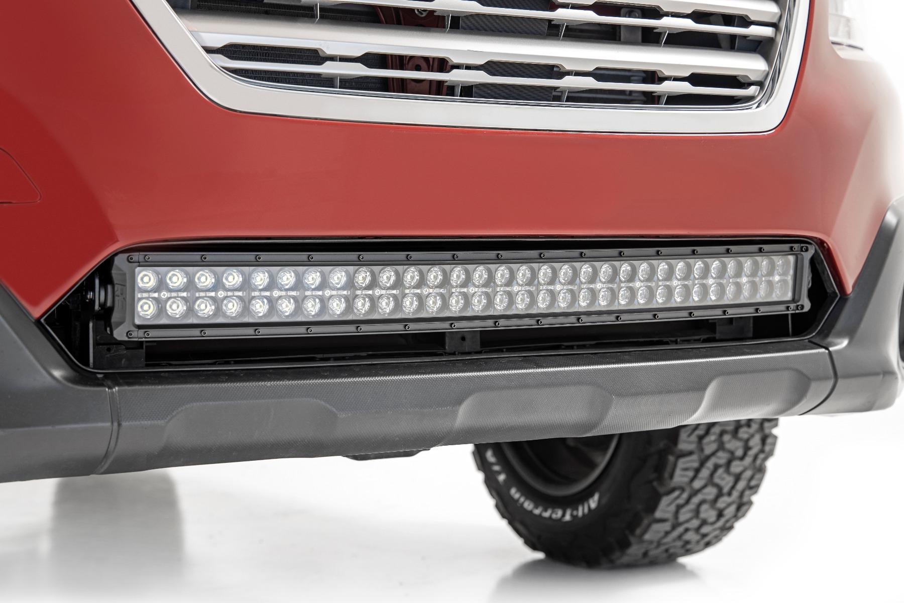 LED Bumper Mount Light Kit | 30" Black Dual Row | Subaru Outback (15-19)