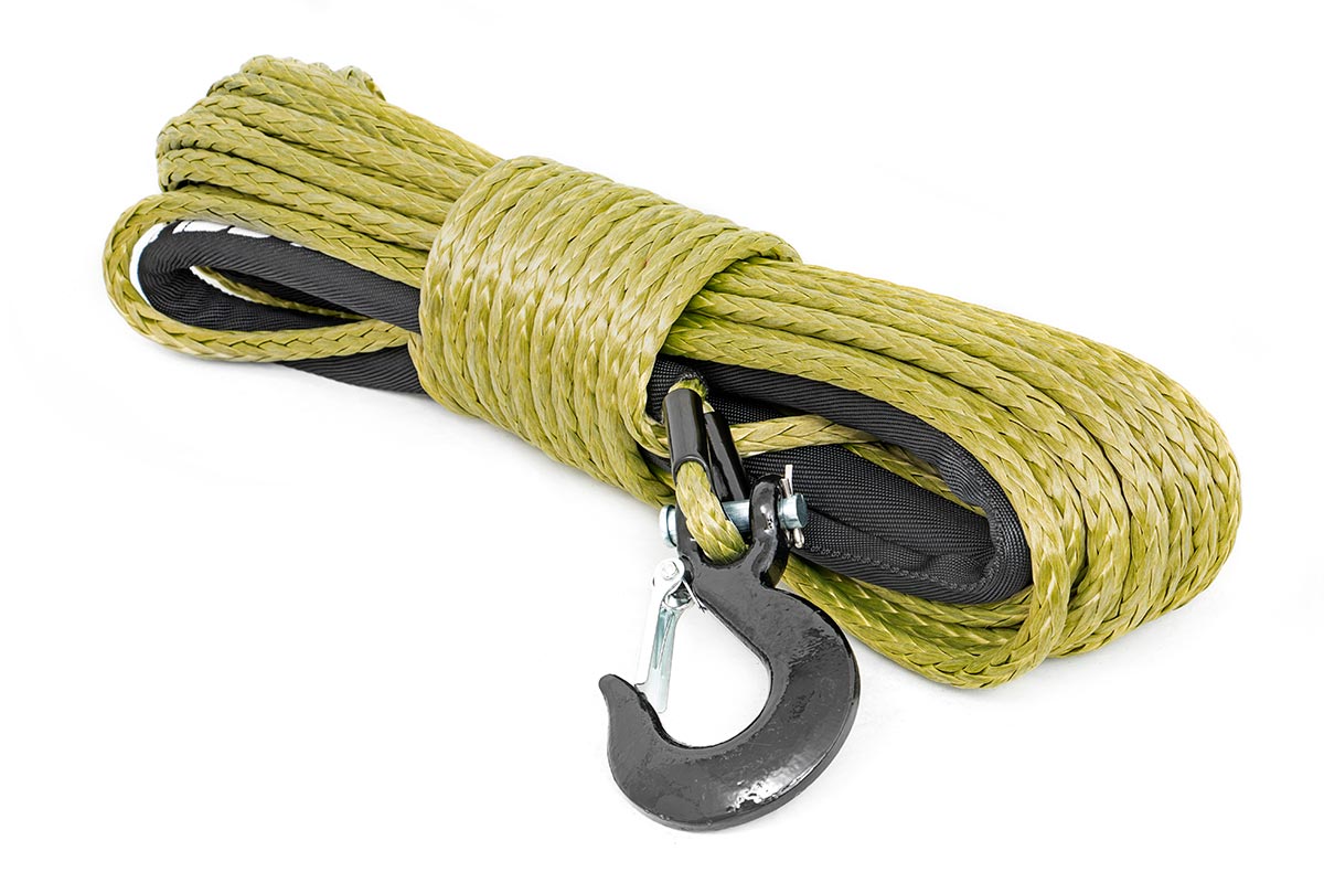 Synthetic Rope | 3 / 8 Inch | 85 Ft | Army Green