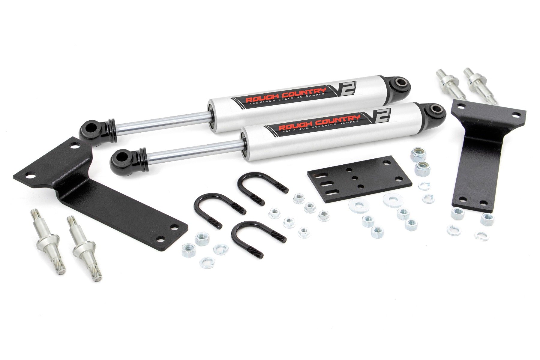 V2 Steering Stabilizer | Dual | 2-8 Inch Lift | Ford Excursion (00-05) / Super Duty (99-04)