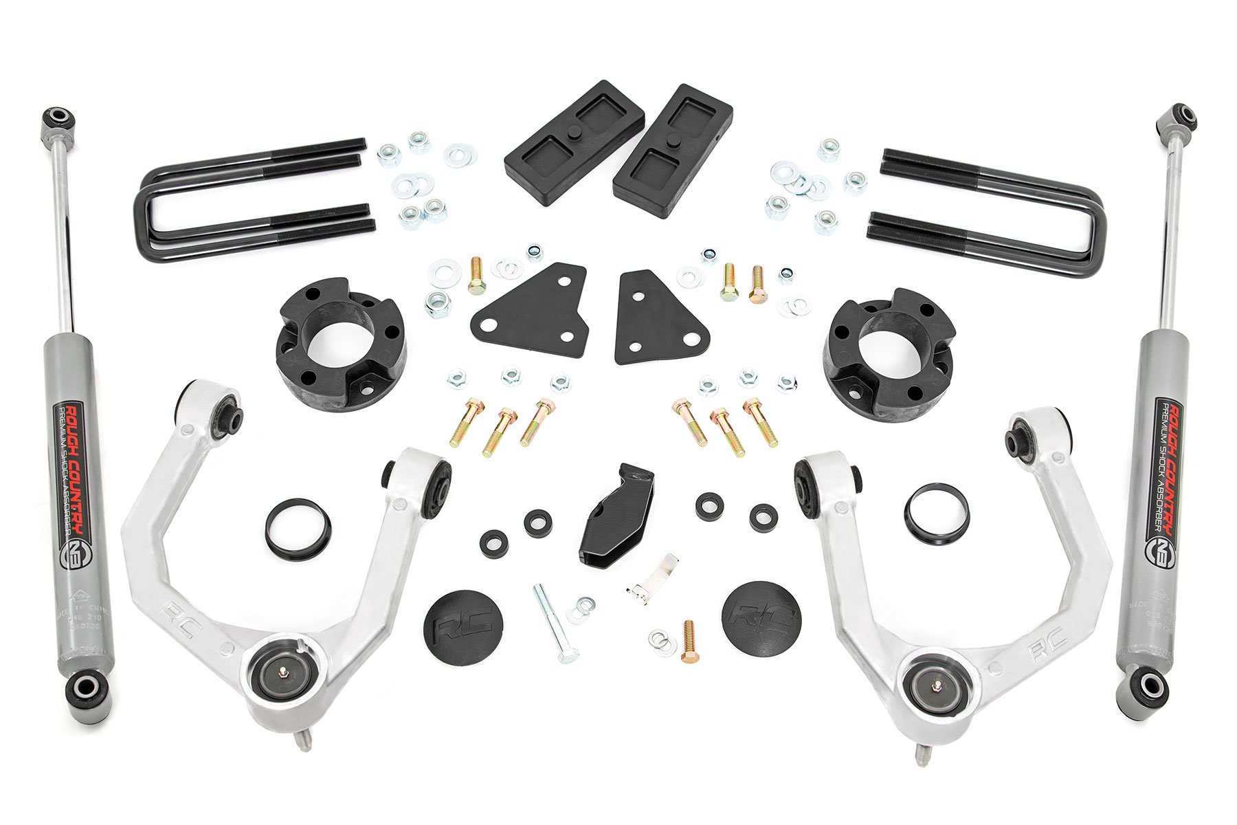 3.5 Inch Lift Kit | N3 | Cast Steel Knuckles | Ford Ranger (19-23)