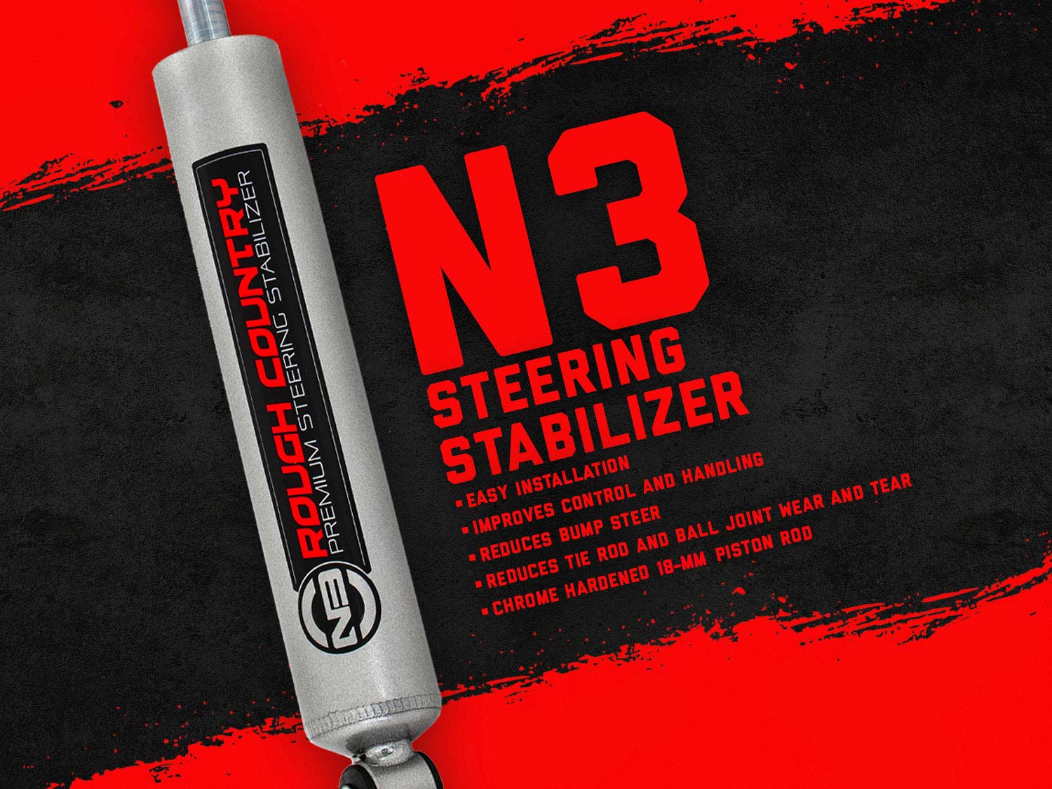 N3 Steering Stabilizer | Ford Excursion / F-250 Super Duty / F-350 Super Duty 4WD