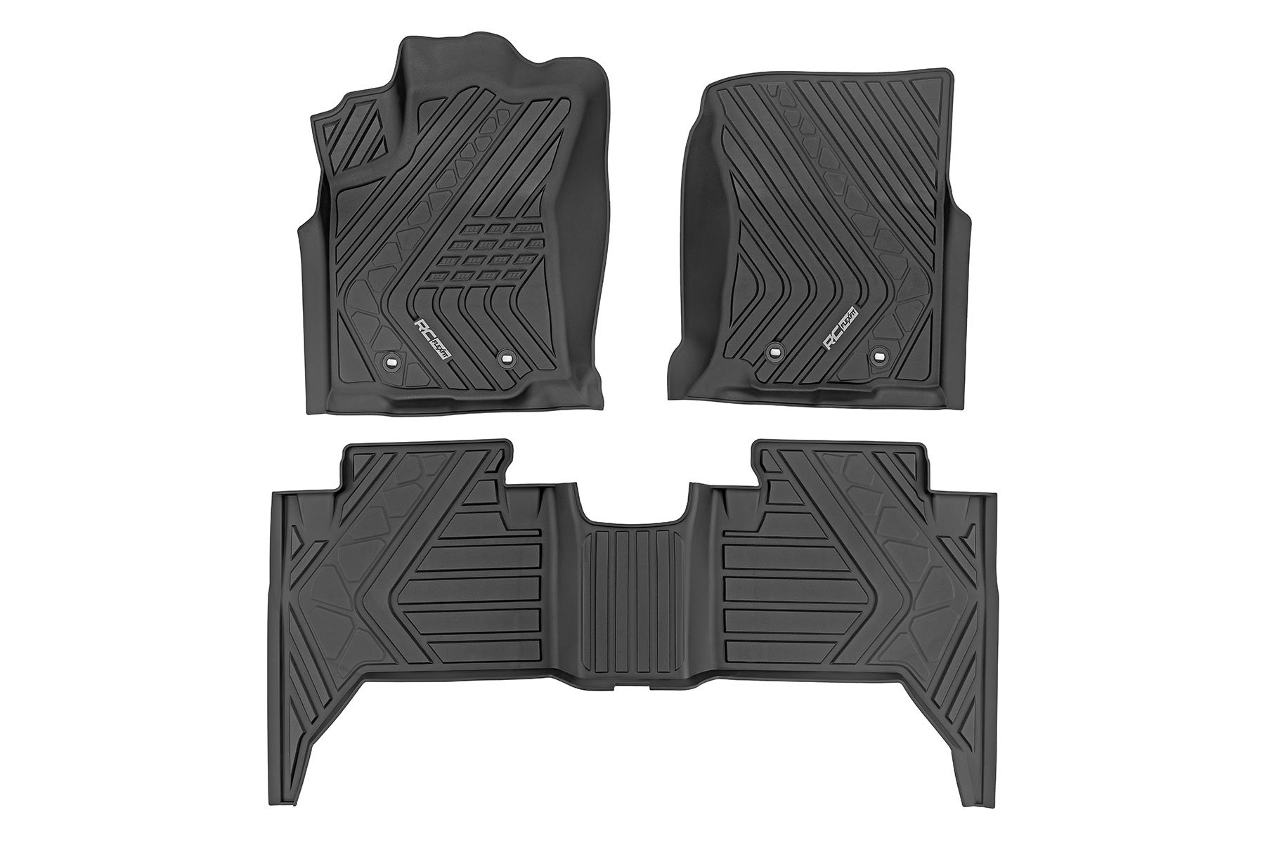 Flex-Fit Floor Mats | Front and Rear | Toyota Tacoma 2WD / 4WD (2016-2023)