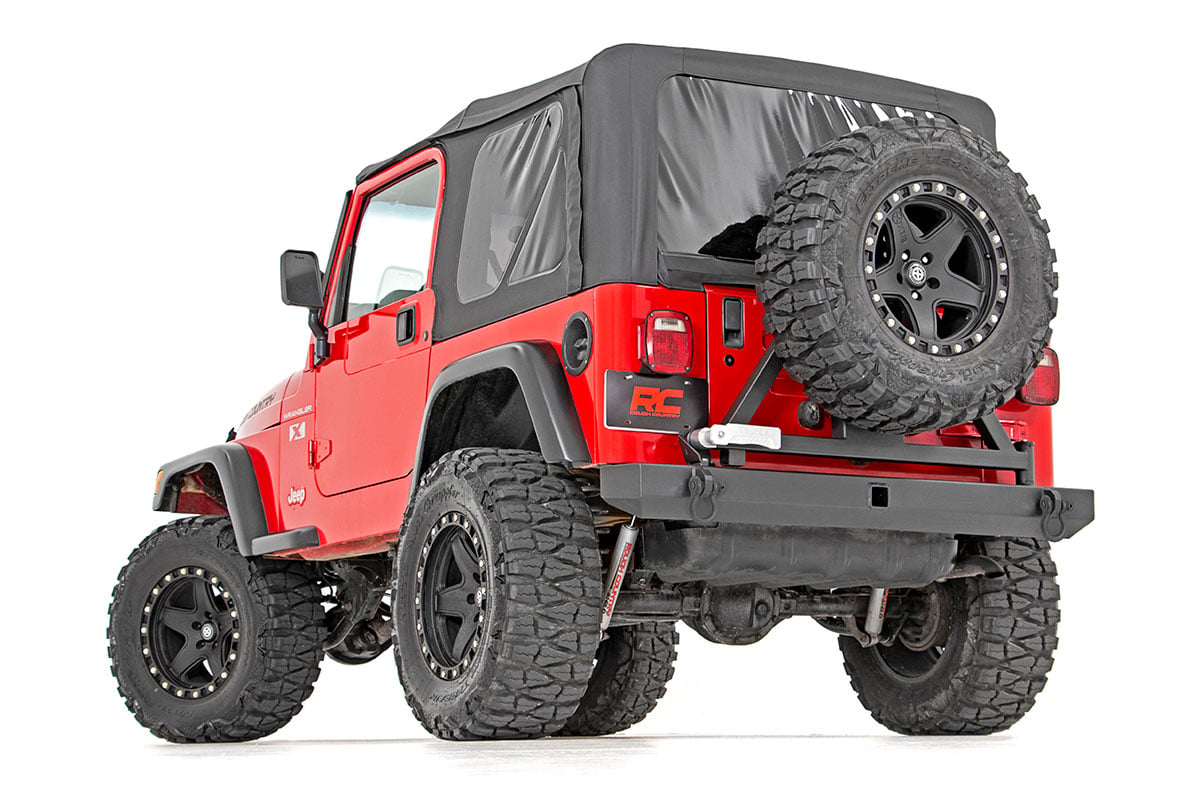 Rear Bumper | Tire Carrier | Jeep Wrangler TJ (97-06) / Wrangler YJ (87-95) 