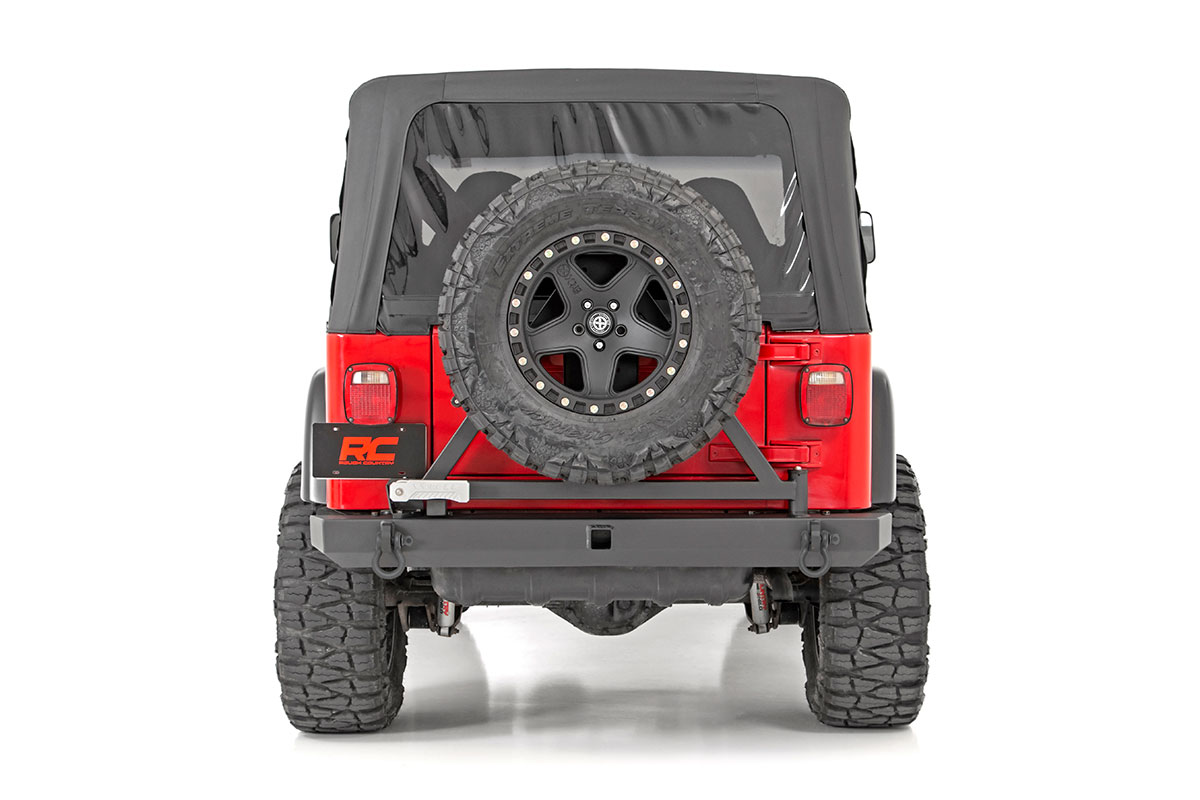 Rear Bumper | Tire Carrier | Jeep Wrangler TJ (97-06) / Wrangler YJ (87-95) 