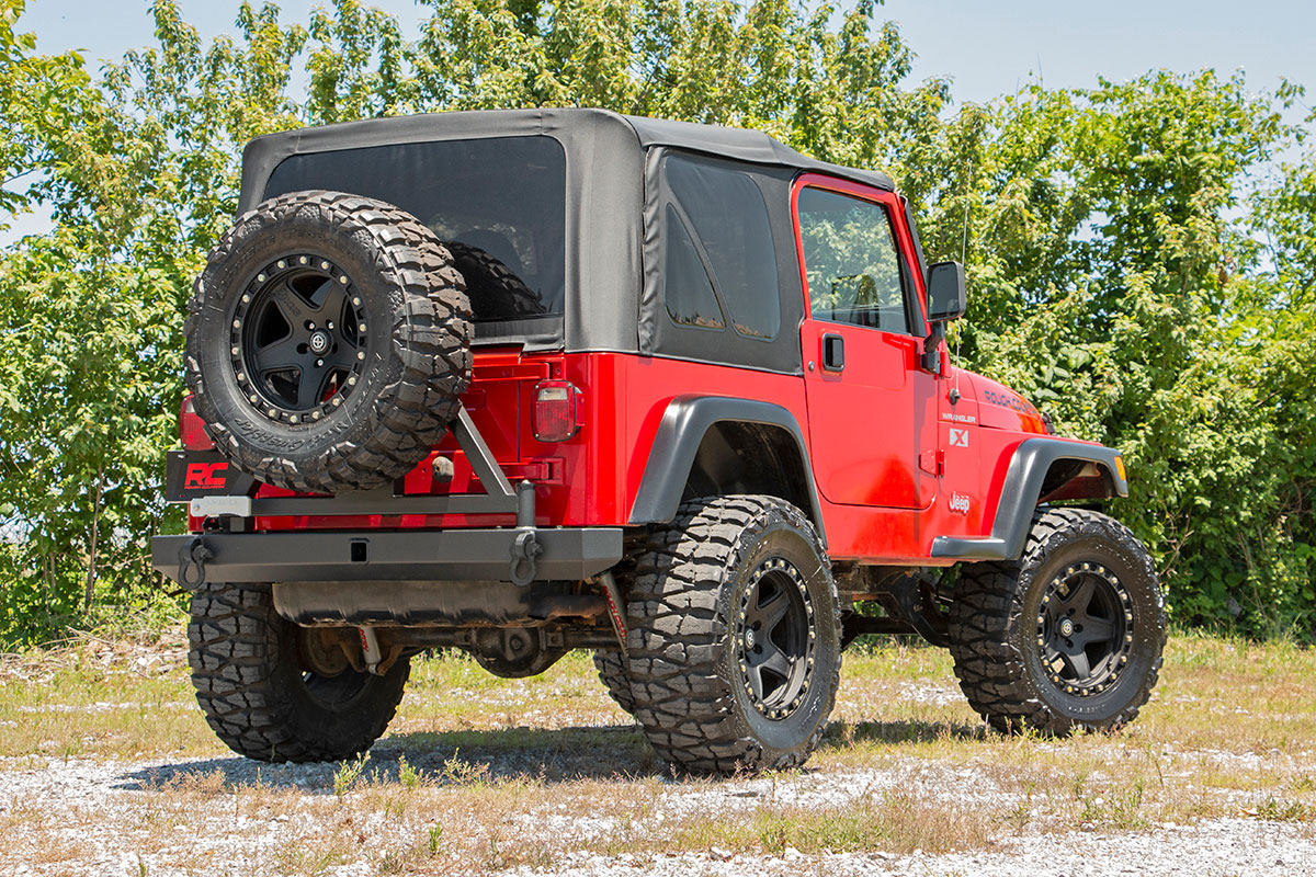 Rear Bumper | Tire Carrier | Jeep Wrangler TJ (97-06) / Wrangler YJ (87-95) 