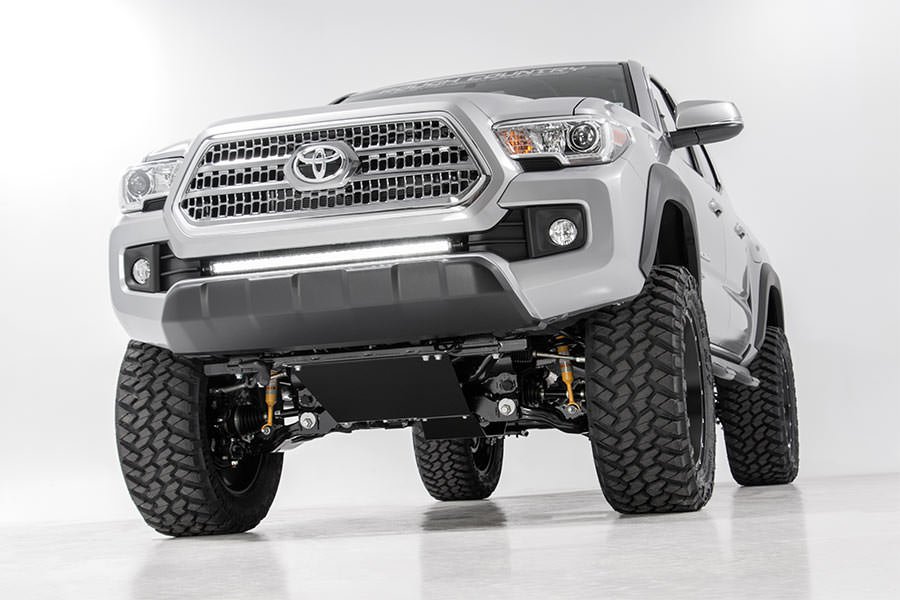 LED Light Kit | Lower Grille Mount | 30" Black Single Row | Toyota Tacoma (16-23)