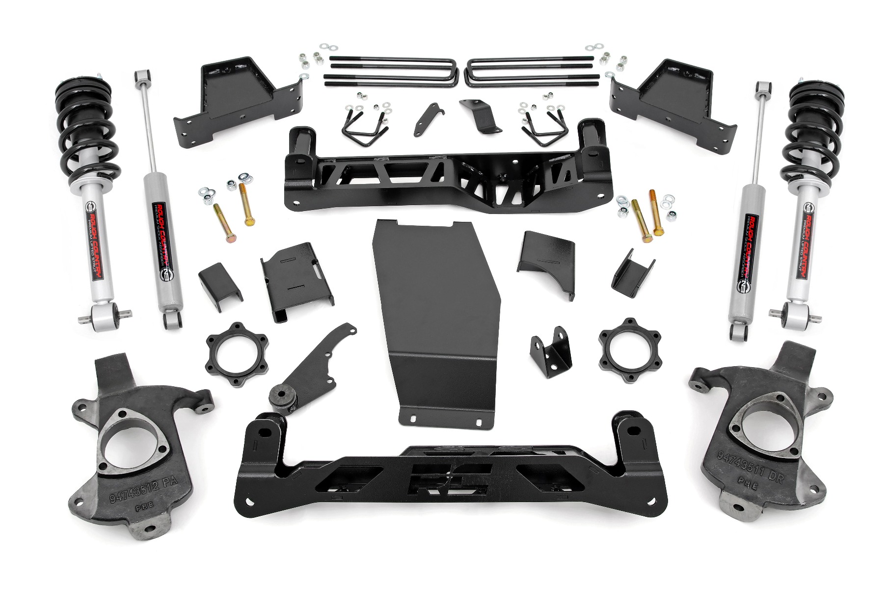 6 Inch Lift Kit | Alum / Stamp Steel | N3 Struts | Chevy / GMC 1500 (14-18)